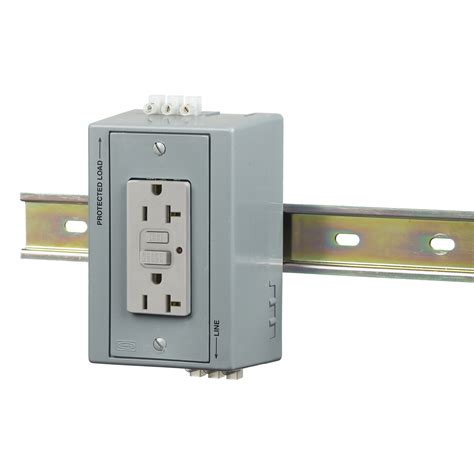 electrical box with din rail|din rail mount receptacle box.